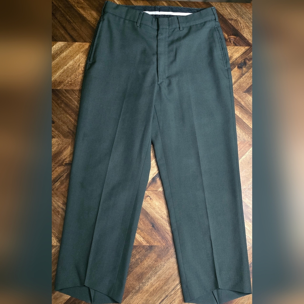 Army Green Pants Slacks Choctaw Manufacturing Defense CO., INC. Size 32